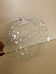 CENTROTAVOLA OVALE IN VETRO 30X25 CM