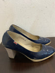 DECOLLETE' CALLAGHAN MIS.38 BLU VERNICE