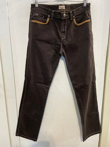 PANTALONE 1CLASSE TG46 MARRONE UOMO