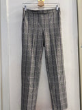 PANTALONE CLASS TG42 GRIGIO/VIOLA PRINCIPE DI GALLES