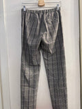 PANTALONE CLASS TG42 GRIGIO/VIOLA PRINCIPE DI GALLES