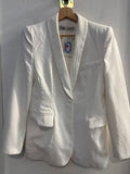 GIACCA BLAZER ZARA TGXS BIANCO
