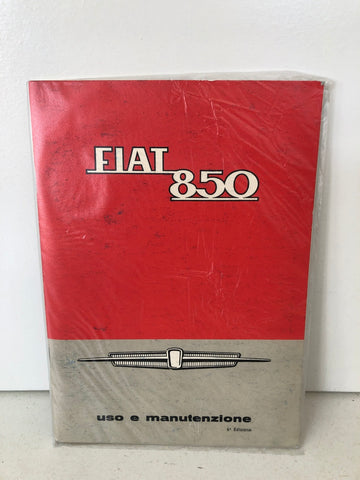 LIBRETTO USO E MANUTENZIONE FIAT 850