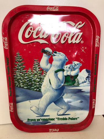 VASSOIO COCACOLA IN METALLO L39X28 CM