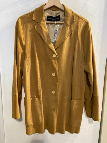 GIACCA E.MANDELLI TGL IN RENNA COGNAC