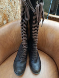 STIVALI TIMBERLAND MIS.38 MARRONE C/TACCO