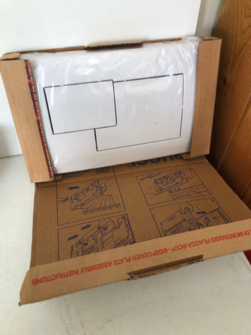 MASCHERINA PER CASSETTA DA BAGNO BIANCA PUCCI 27X17 CM