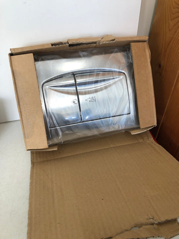 MASCHERINA PER CASSETTA DA BAGNO ARGENTATA OLI  23X15 CM