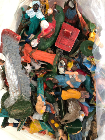 PRESEPE 62 PZ IN PLASTICA VARIE MISURE