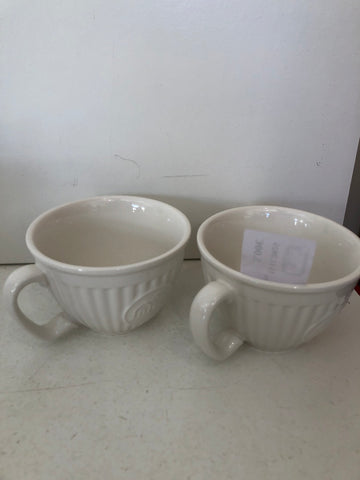 COPPIA TAZZE PORCELLANA MULINO BIANCO COLLEZIONE 2014