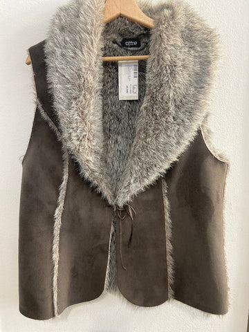 SMANICATO OLTRE TG50 MARRONE C/INTERNO ECOPELLICCIA