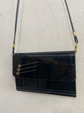 POCHETTE VINTAGE NERA C/TRACOLLA