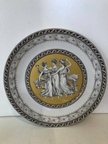 PIATTO IN PORCELLANA TIPO LIMOGES H2XDIAMETRO18 CM