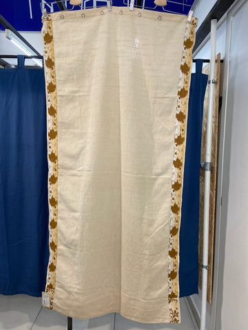 TENDA L80X166CM BEIGE C/RICAMO