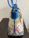 BORSA PIERO GUIDI CIRCUS AZZURRO TRASPARENTE