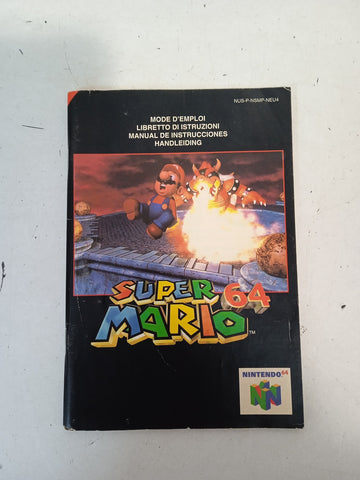 LIBRETTO D'ISTRUZIONI SUPER MARIO 64