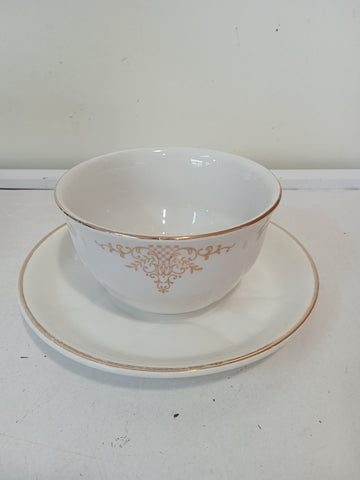 TAZZA IN CERAMICA PAGNOSSINI + PIATTO
