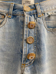 JEANS VICOLO TGXS BLU C/BOTTONI GIOIELLO