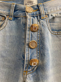 JEANS VICOLO TGXS BLU C/BOTTONI GIOIELLO