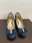 BALLERINE MICHAEL KORS MIS.36 BLU C/TACCO