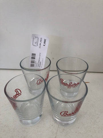 4 BICCHIERI DA CAFFE' BARBERA