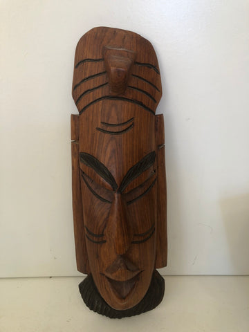 MASCHERA MURALE ETNICA H35XL10 CM