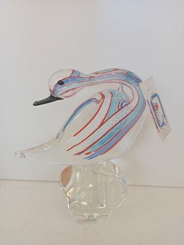 PAPERA IN CRISTALLO STILE MURANO H25XL15XP8 CM