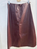 GONNA LONGUETTE KARTIKA TG44 ECOPELLE BORDEAUX