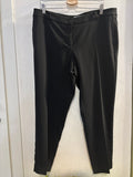 PANTALONE FIORELLA RUBINO TG48 NERO DONNA