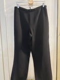 PANTALONE LUISA SPAGNOLI TG50 IN PURA SETA NERO