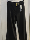 PANTALONE DONNA TGL NERO C/CINTURA(PARI AL NUOVO)