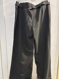 PANTALONE DONNA TGL NERO C/CINTURA(PARI AL NUOVO)