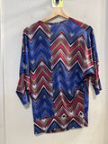 MAGLIA LINK TGM BLU/FUCSIA