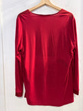 MAGLIA LOLA S.FERRONE TGL ROSSO DONNA
