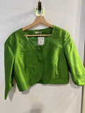 GIACCHINO BOLERINO C.BERG TG44 IN SETA VERDE
