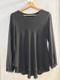 MAGLIA DONNA TGM NERO VELATO