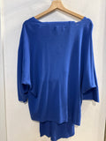 MAGLIA + PANTALONE MADE IN ITALY TG.U BLU