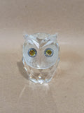 GUFO IN CRISTALLO SWAROVSKI H5XL4XP4 CM ( CON IMPERFEZIONE )