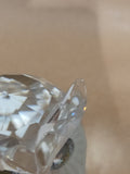 GUFO IN CRISTALLO SWAROVSKI H5XL4XP4 CM ( CON IMPERFEZIONE )