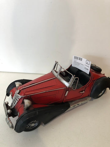 MODELLINO AUTO D'EPOCA IN LATTA  L29CM