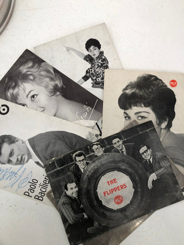 6 CARTOLINE BIANCO NERO VARIE MISURE