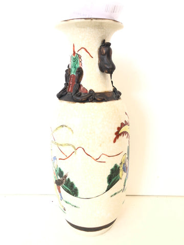 VASO ORIENTALE IN CERAMICA H29XD9 CM