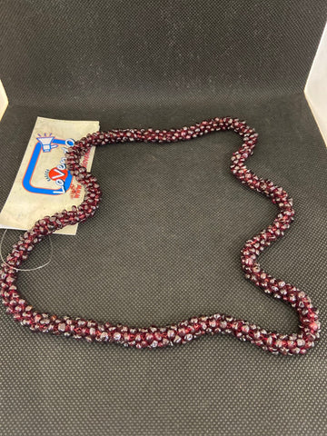 COLLANA GRANATINE BORDEAUX
