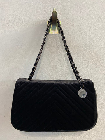 POCHETTE GRANDE DIANA&CO C/TRACOLLA VELLUTO NERO