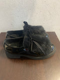 SCARPE BRACCIALINI MIS.37 NERO VERNICE C/RIPORTO PELLICCIA