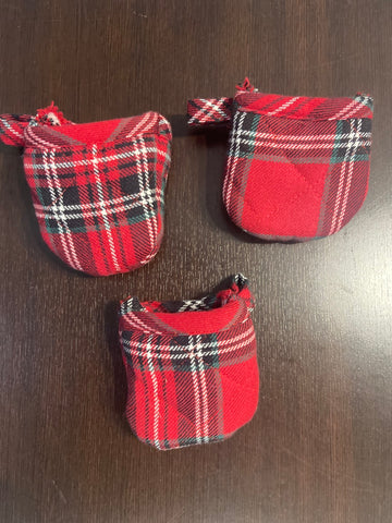 TRIS PRESINE ROSSO SCOZZESE