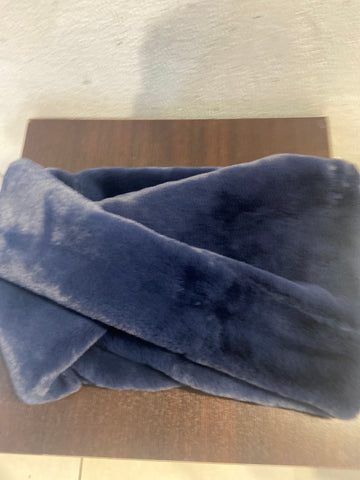 COLLO ECOPELLICCIA BLU