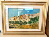 OLIO SU TELA CON CORNICE 83X62 CM