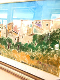 OLIO SU TELA CON CORNICE 83X62 CM