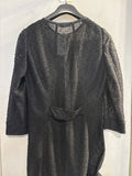 CARDIGAN DONNA TG44 NERO C/BOTTONE GIOIELLO